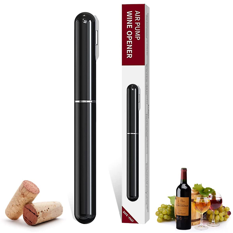 2 In 1 Air Pressure Wine Opener na may Foil Cutter