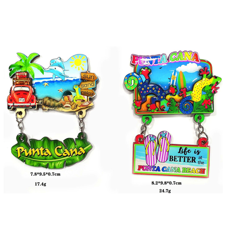 3D Customizable Mediterranean Design Souvenir Fridge Magnet