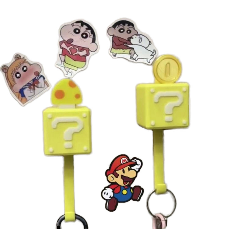 3d naka -print na key hanger nakakatawang cartoon pendant keybox