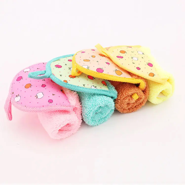 Sumisipsip ng makapal na microfiber coral velvet nakabitin na mga tuwalya ng kamay