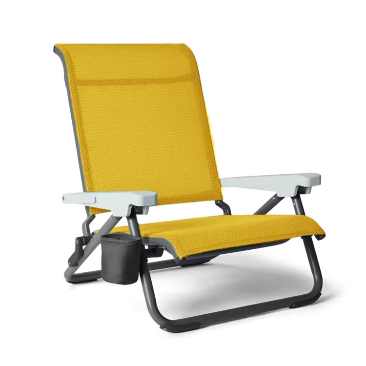 Aluminyo komportable eco-friendly foldable beach chair