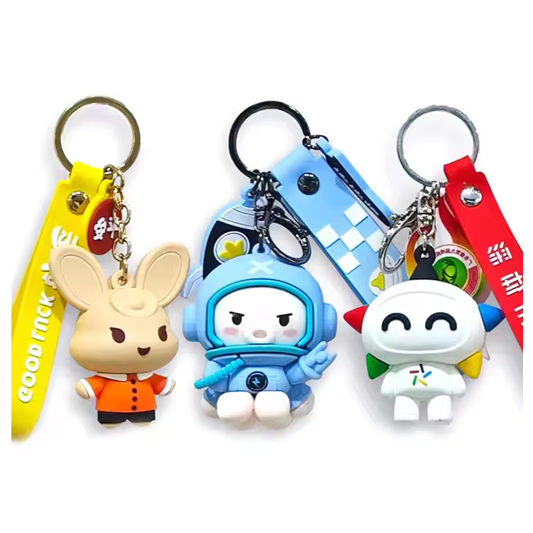 Regalo sa Negosyo PVC Keychain Pasadyang 3D Custom Logo Key Chain