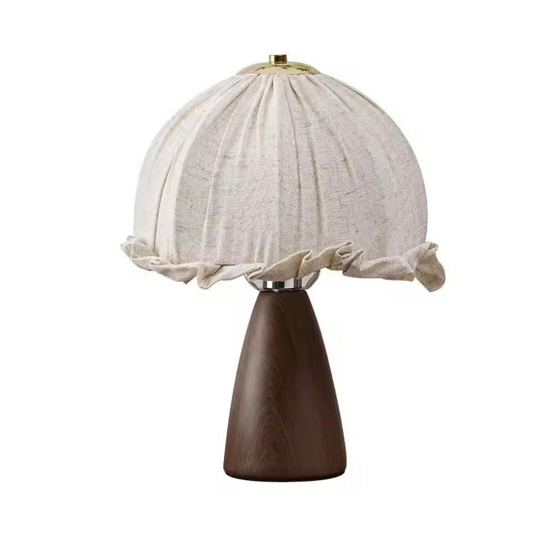 Klasikong Tela Linen Shade Modern Ceramic Antique Table Lamp