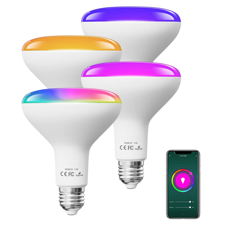 Pagbabago ng Kulay WIFI Voice Control Smart Light Bulbs