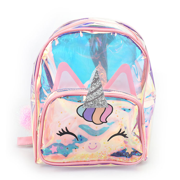 Makukulay na Unicorn Pambata Schoolbag