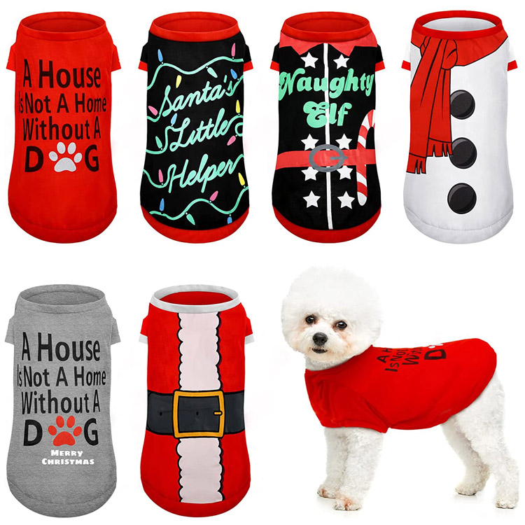 Pakyawan Puppy Costume Xmas Apparel Dog Christmas Clothes