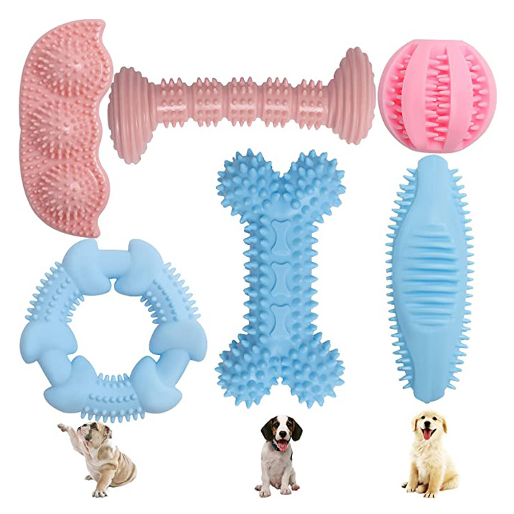 Matibay na Puppy Aggressive Chewers Dog Teething Toys