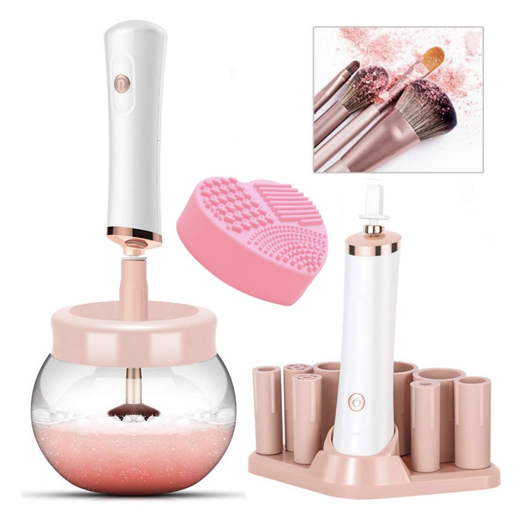 Electric Cosmetic Spinner Makeup Brush Cleaner at Dryer