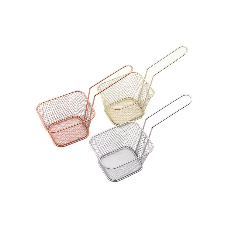 French fries chips basket hindi kinakalawang na asero sa kusina accessory