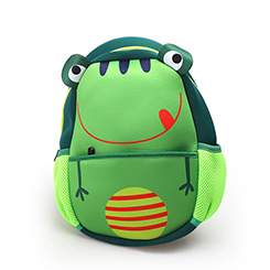 Frog Neoprene Backpack Para sa Mga Bata