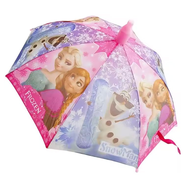 Mga bata payong pongee anti drip cartoon steel plastic polyester
