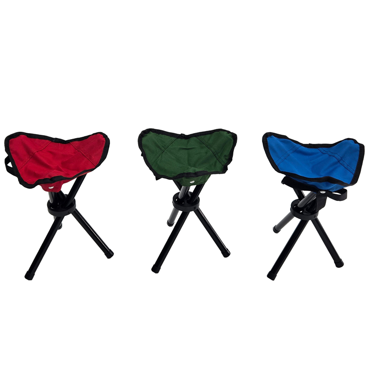 Magaan na tela ng Oxford na tatlong-paa na natitiklop na tripod chair