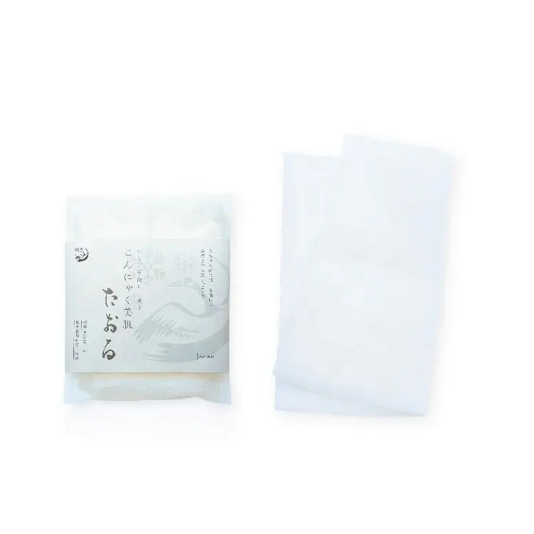 Ginawa sa Japan natural na paghuhugas ng katawan natural na Konjac Towel