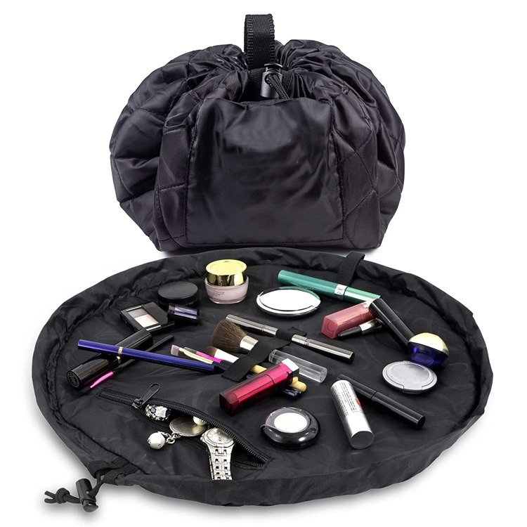 Portable Travel Cosmetic Organizer Makeup Drawstring Bag