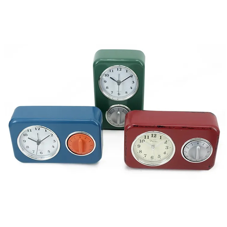 Maaaring oras na natatanging disenyo ng vintage table timer orasan