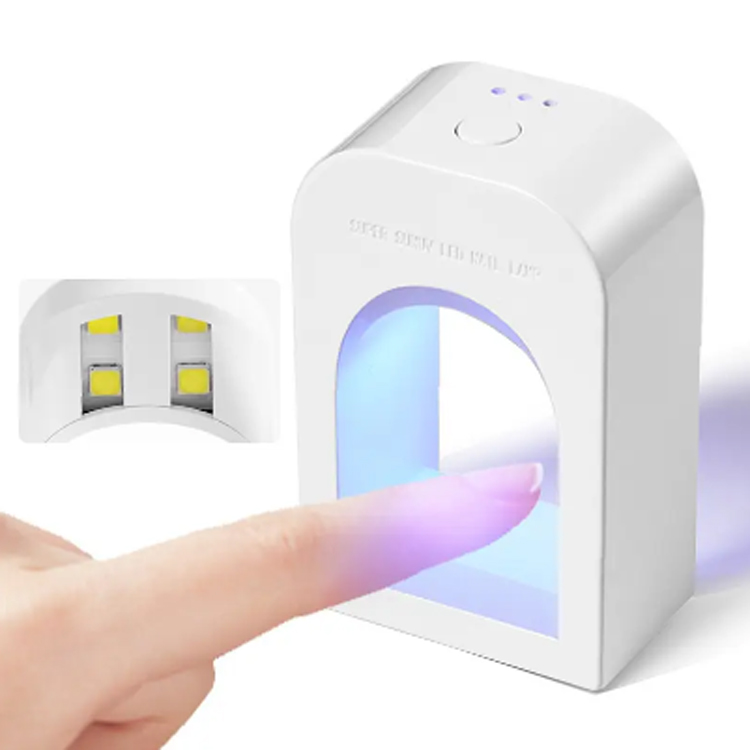 Mini Nail Therapy Machine Polish Glue Baking Dryer Lamp