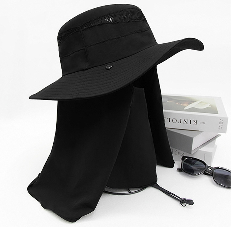 Multifunctional panlabas na tag -init na paglamig ng sumbrero ng sumbrero mabilis na tuyo