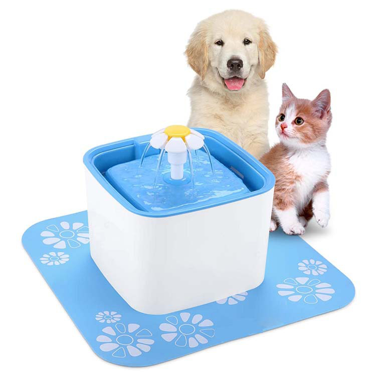 Awtomatikong Dog Drinking Dispenser Pet Water Fountain