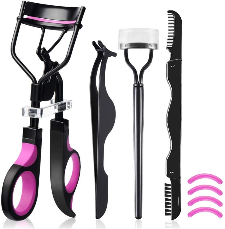 Itinakda ng Portable Makeup Tool ang Eyelash Curler Kit