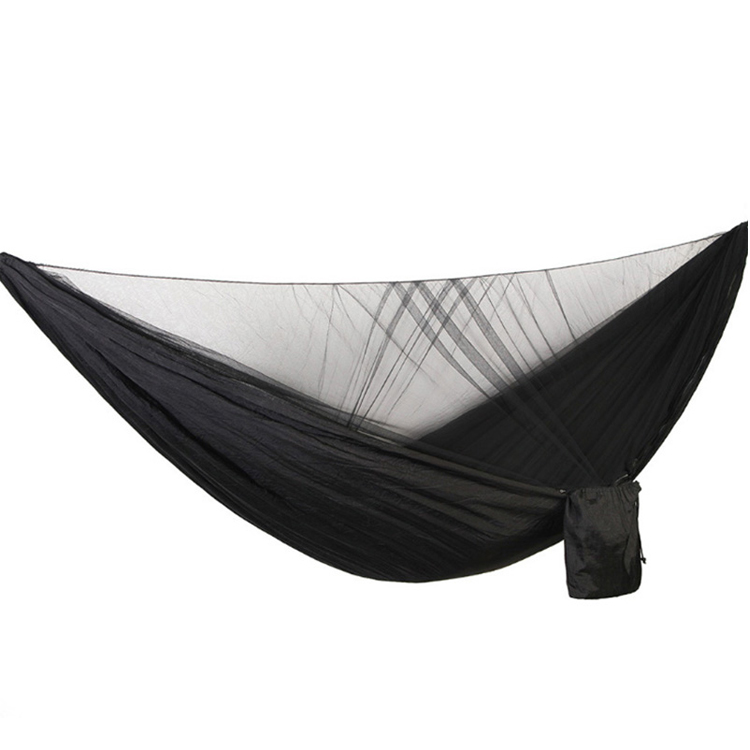 Portable polyester lamok net at nylon hammock set