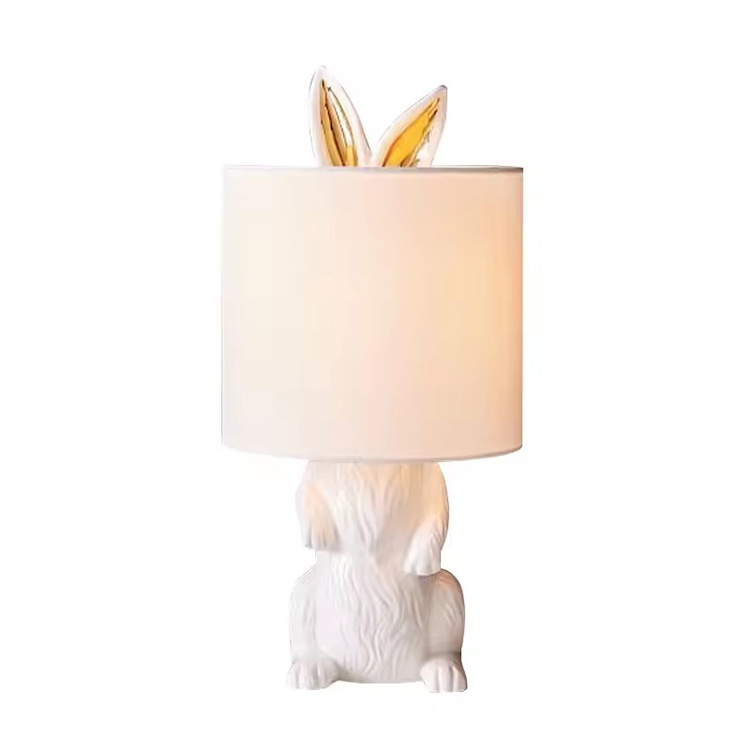 Post Modern Creative Design Parlor Kids Rabbit Table Lamp