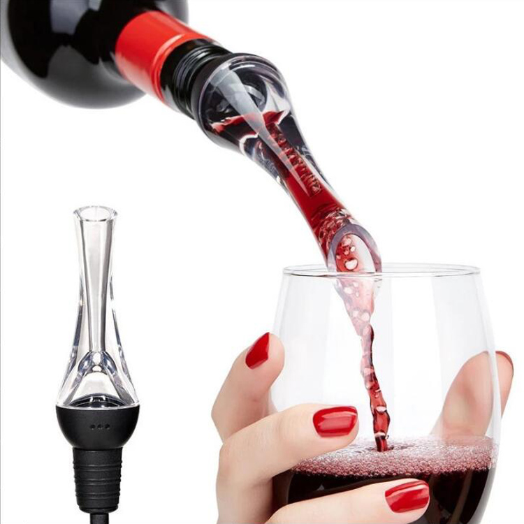 Premium Aerating Spout Wine Aerator Pourer na may Stopper