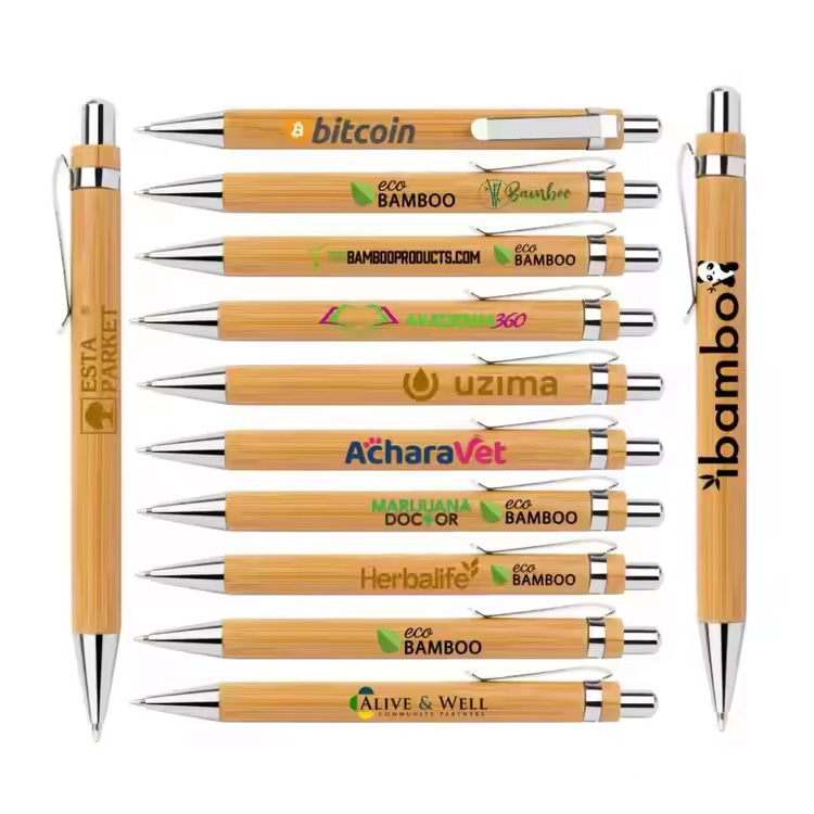 Promosyonal na Regalo Eco Pen Mababang Presyo ng Promosyon Bamboo Pen