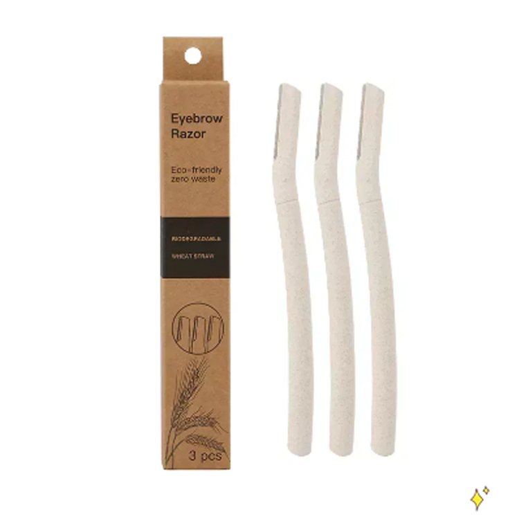 Razor trigo straw tool biodegradable trimmer kilay kit