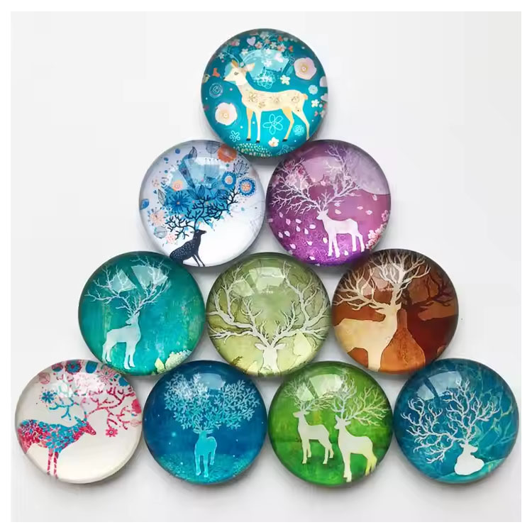 Rubber Sticker Fairy Deer Art Promotional Gift Fridge Magnet