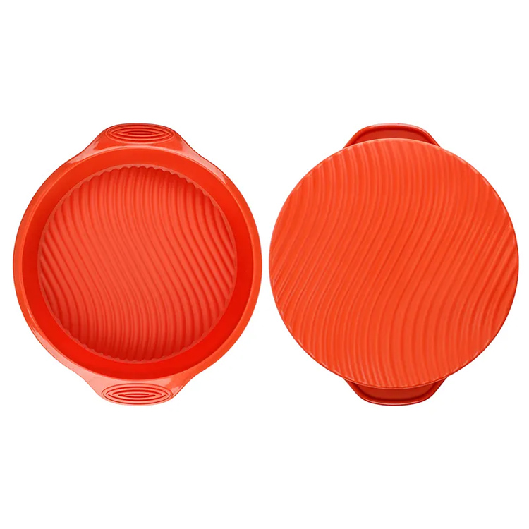 Silicone round cake magkaroon ng amag nonstick baking sheet pan