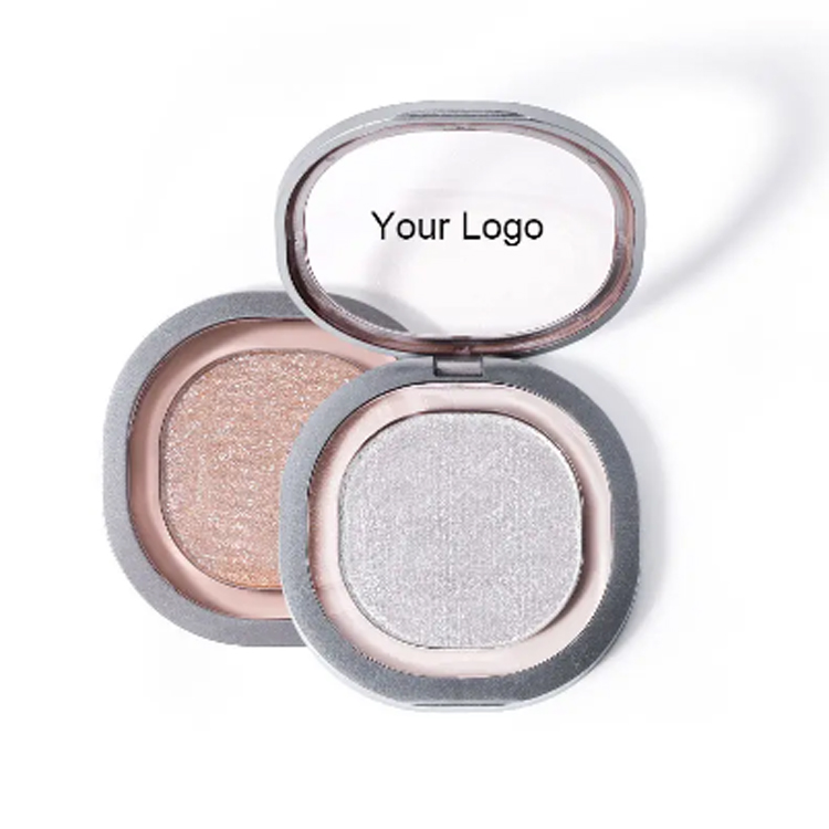Single glow face highlighter cruelty-free shimmer eyeshadow
