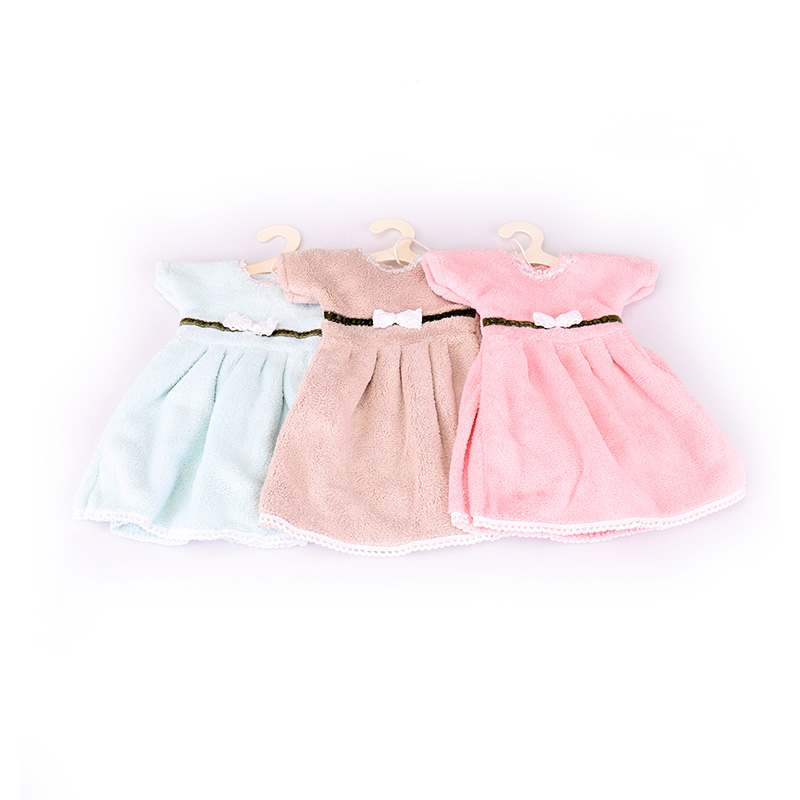 Maliit na Bow Tie Mini Skirt Estilo Hand Towel