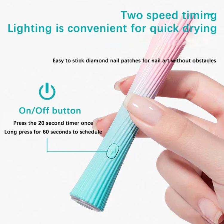 Maliit na Power Storage Mini Baking Nail Art Handheld Lamp