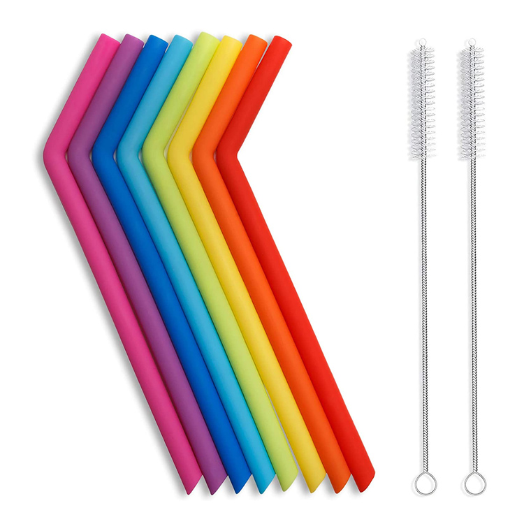 Smoothie Reusable Silicone Drinking Straw