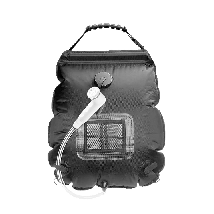 Solar portable shower camping heating camping shower bag