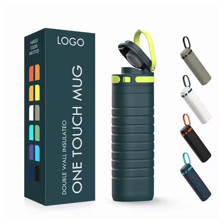 Touch LID 500ml hindi kinakalawang na asero vacuum insulated travel mug