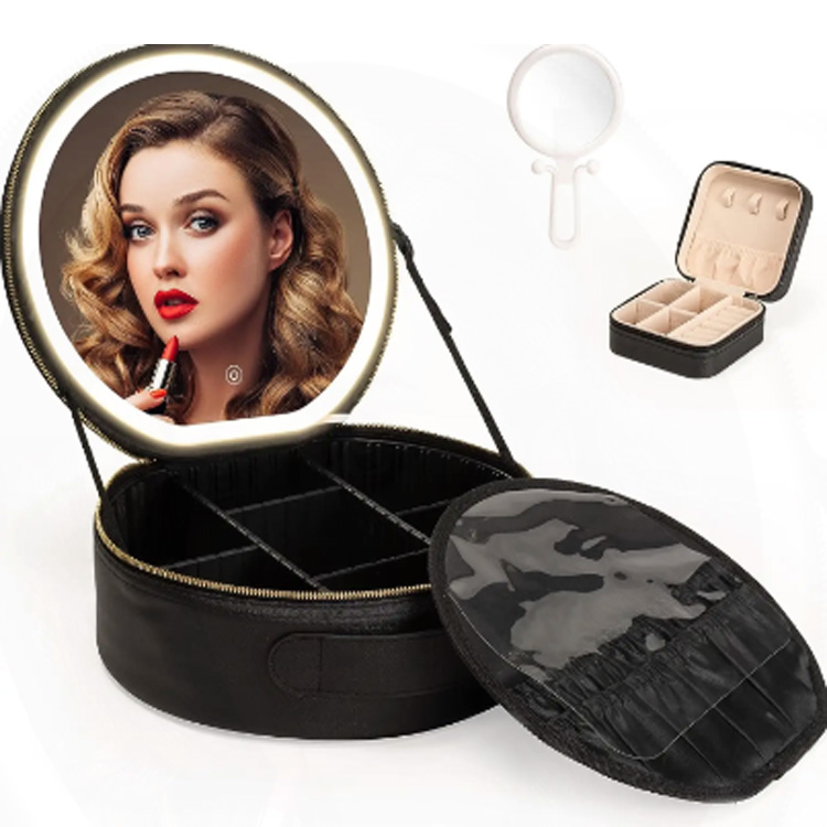 Paglalakbay Malaking Kapasidad na nababagay na Divider Beauty makeup case