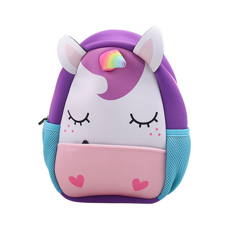 Unicorn Neoprene Backpack Para sa Mga Bata