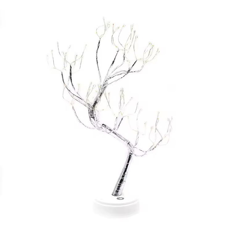 Usb Battery Led Wire Pearl Indoor Decorative Tree Table Lamp