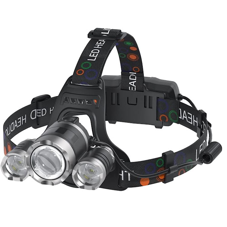 Waterproof Outdoor Camping USB Rechargeable Head Lights